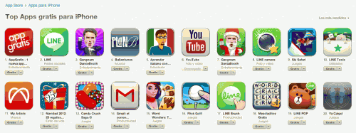 Top 20 apps gratuitas para iPhone Top 20 apps gratuitas para iPhone