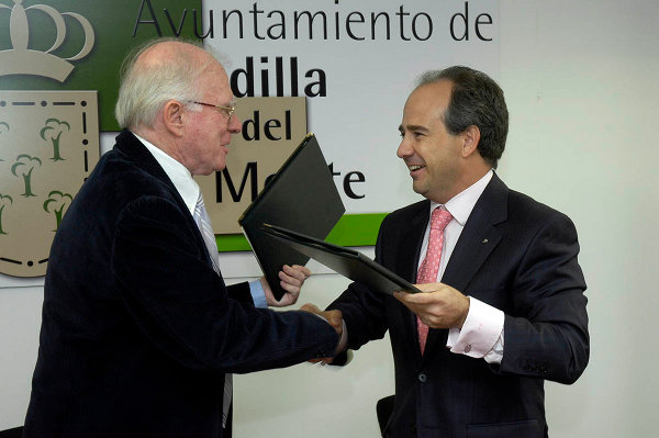 Eduardo Bautista en el Ayuntamiento de Boadilla