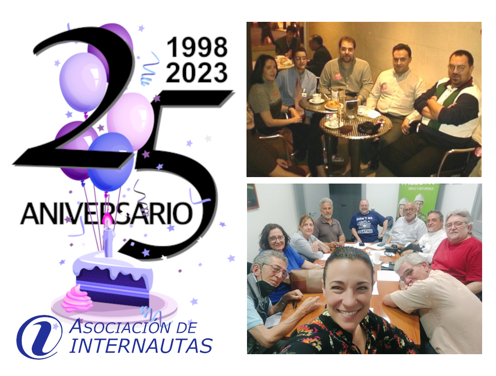 25 Aniversario fundación de la Asociación de internautas