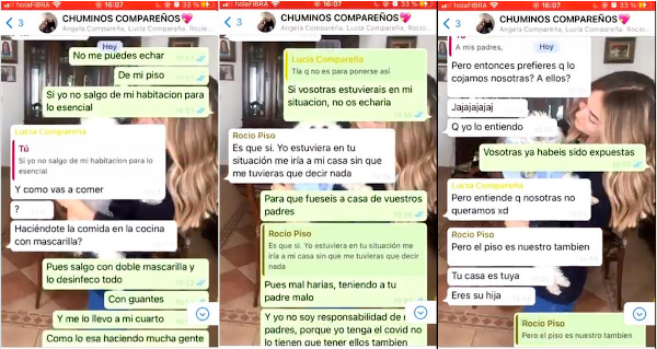 Chat conversación Elena Cañizares