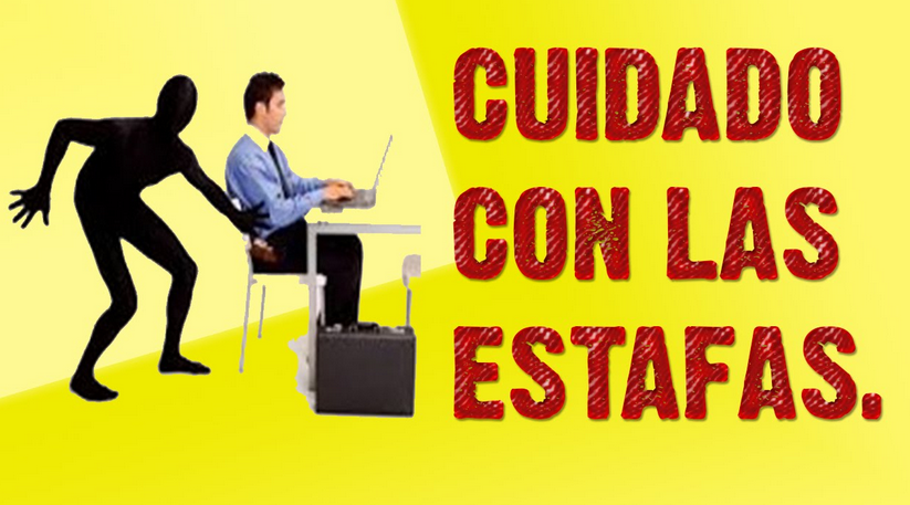 Cuidado con las estafas en internet