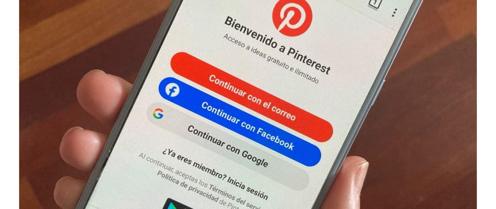 login con redes sociales