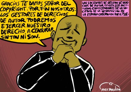 Gracias al señor del copyright
