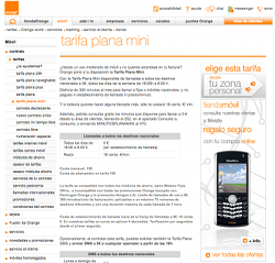 web orange tarifa plana mini